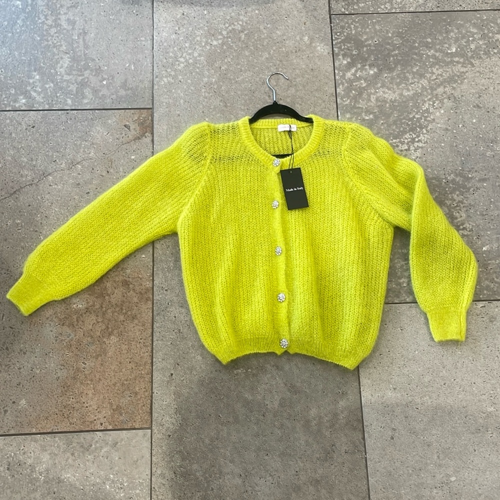 Lime Green Sweater - Made in Italy